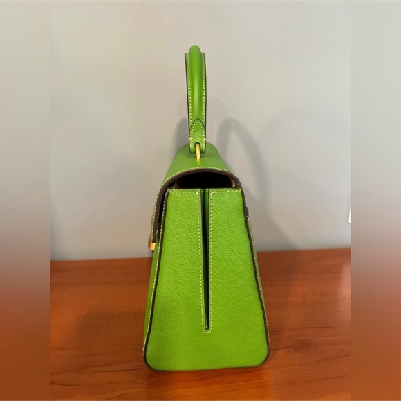 NEW! Kate Spade Katy Medium Vibrant Green Top Handle Bag - Picture 2 of 9